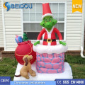 Giant Natal Grinch Inflatables Outdoor Inflável Natal Grinch à venda